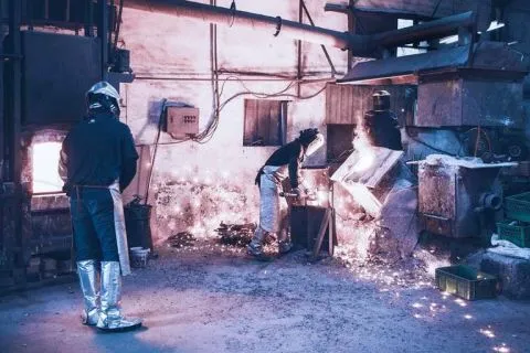 ロストワックス鋳造生産の流れ